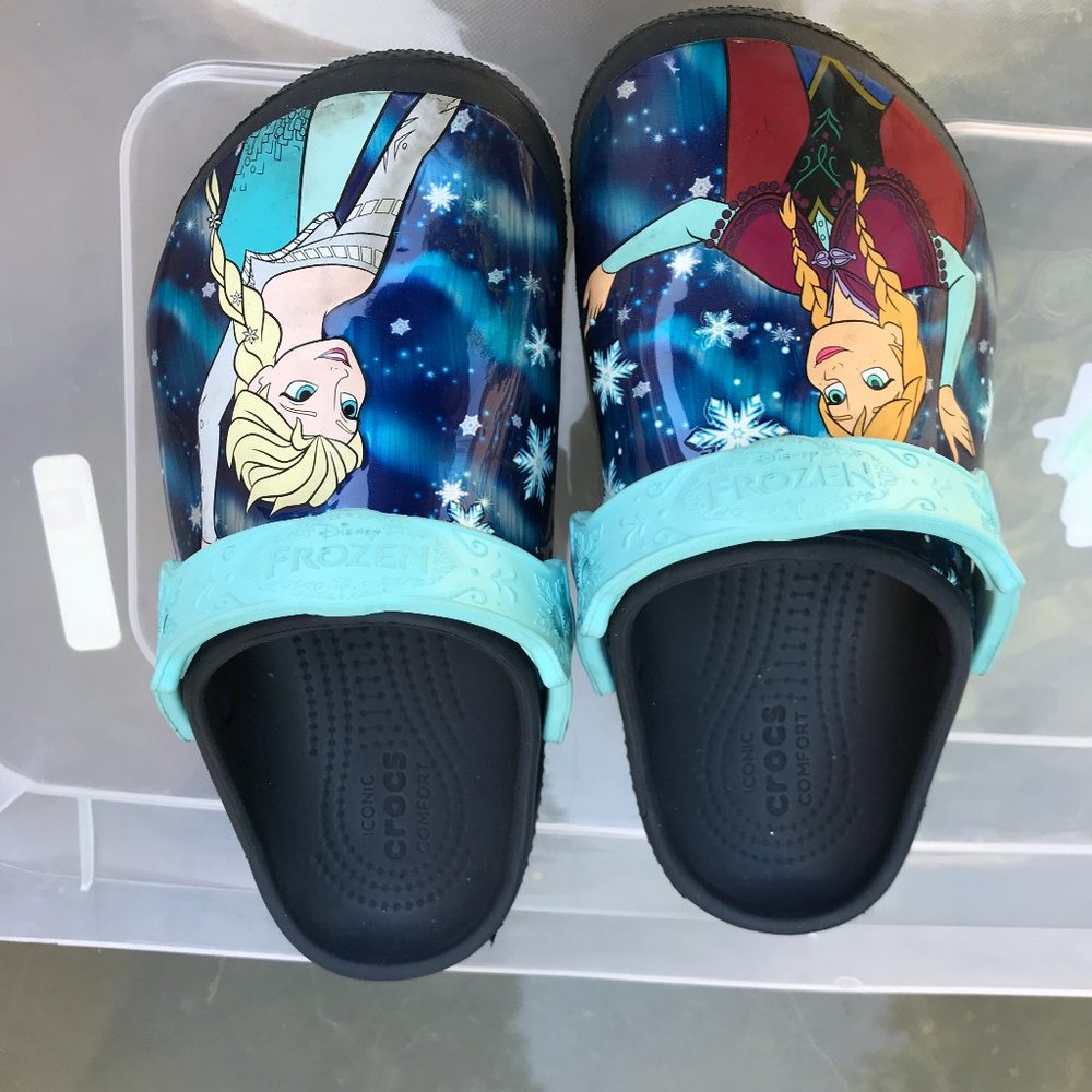 CROCS FROZEN C13 NEW Navy Blue